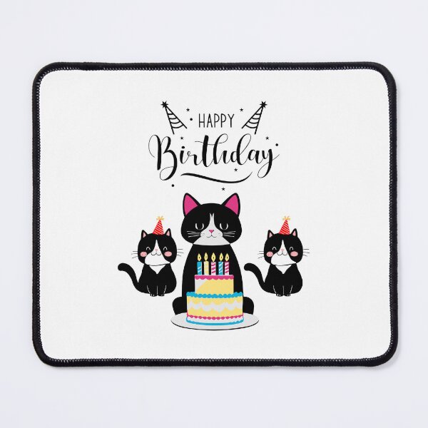 Item preview, Happy Birthday Card • For kids and cat lovers on birthdays. designed and sold by StillOdd.