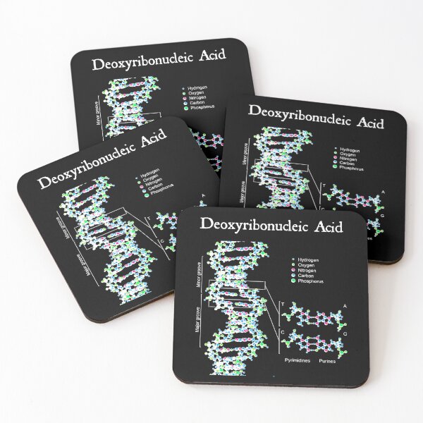 Item preview, Nerdy Vintage Deoxyribonucleic Acid DNA Helix Science Teacher White Text designed and sold by MathWare MathClips.