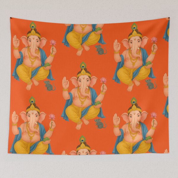 Item preview, Ganesha with his mice Art designed and sold by givememytees.