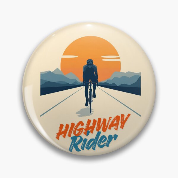 Item preview, Highway Rider - Adventure Cycling Gift & Apparel for Mountain Lovers designed and sold by endurothreads.