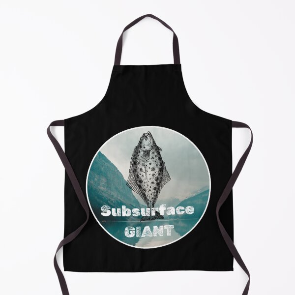 Item preview, Subsurface Giant. Funny Halibut fishing design designed and sold by SofikoDesigns.