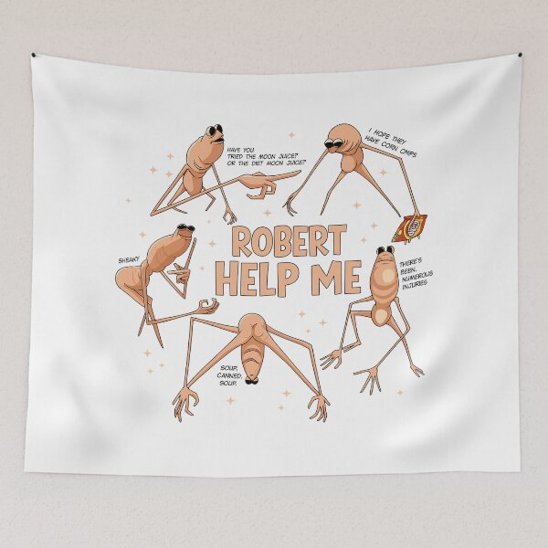 Item preview, Marcus The Worm, Robert Help Marcus The Worm Ugly, Marcus The Worm Meme, Funny Meme, Brain Rot designed and sold by toongstudio.