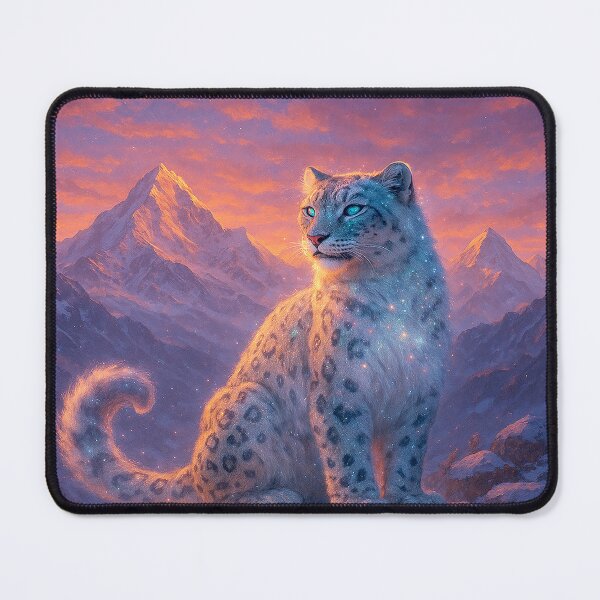 Item preview, “Starlit Snow Leopard at Himalayan Dusk” designed and sold by alw951.