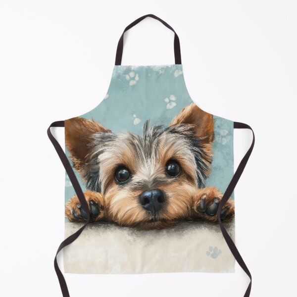 Item preview, Silky Terrier Peeking over Wall 01 designed and sold by Elisabeth Lucas.