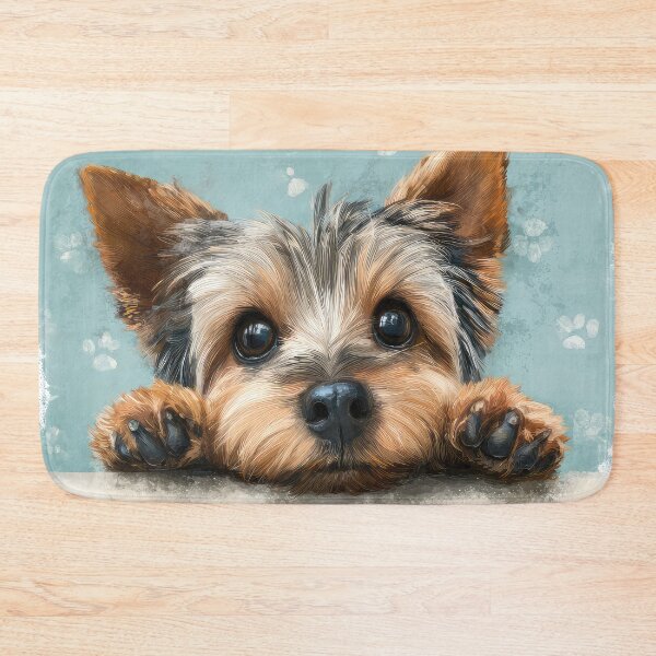 Item preview, Silky Terrier Peeking over Wall 01 designed and sold by Elisabeth Lucas.