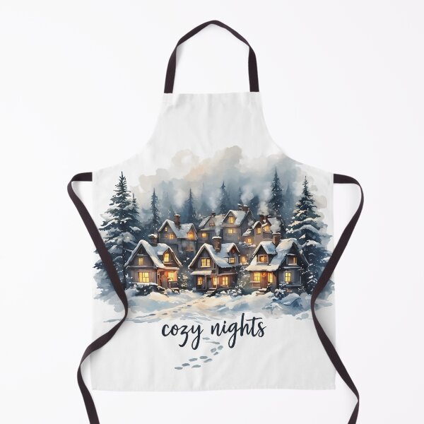 Item preview, snowfall, cozy, nights, winter, snow, cozy nights designed and sold by TrueArtVibes.