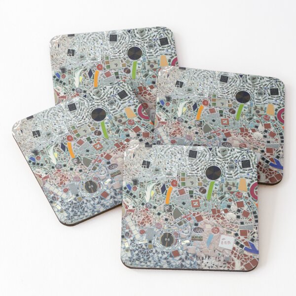 Item preview, Magic Gardens Mosaic tiles philadelphia designed and sold by Tori-creates.