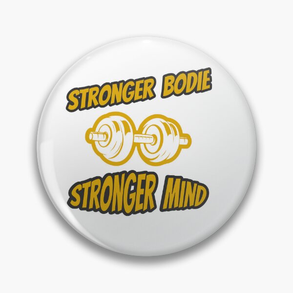 Item preview, Stronger Bodie Stronger Mind, Motivation Daily designed and sold by Shandiz Design.