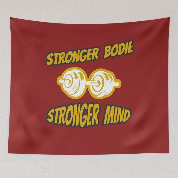 Item preview, Stronger Bodie Stronger Mind, Motivation Daily designed and sold by Shandiz Design.