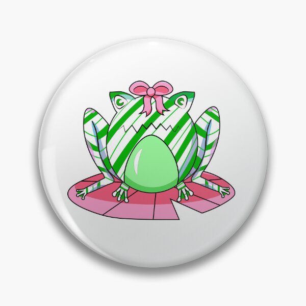 Artikelvorschau, Grüner Pfefferminzfrosch entworfen und verkauft von AcornButtonArt.