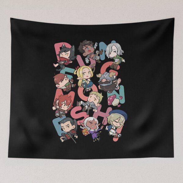 Item preview, Chibi Dungeon Cooking Squad – Cute Fantasy Adventurer Group Art designed and sold by T-Chou.