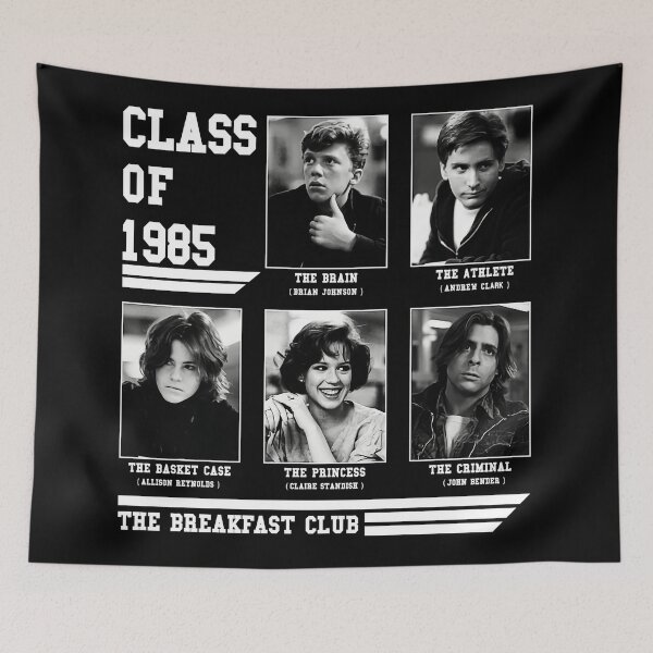 Item preview, The Breakfast Club Classic Movie Cast Poster designed and sold by jonboen.