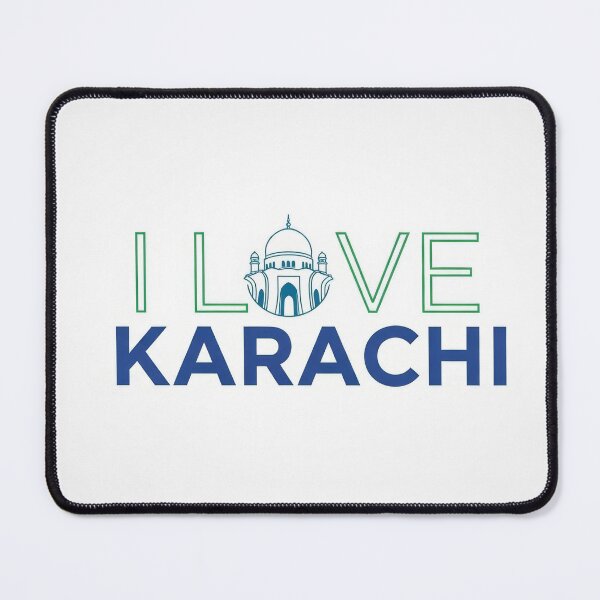 Item preview, I LOVE KARACHI Design designed and sold by VerizalShop.