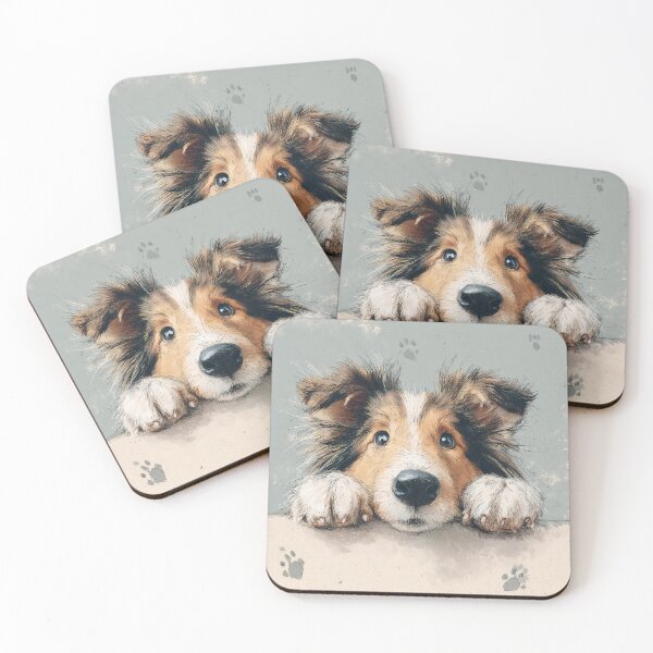 Item preview, Sheltie Peeking over Wall 02 designed and sold by Elisabeth Lucas.