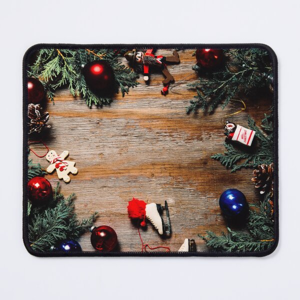 Item preview, Woodgrain With Christmas designed and sold by DesignerTNT.