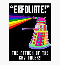 Gay Dalek Photographic Print