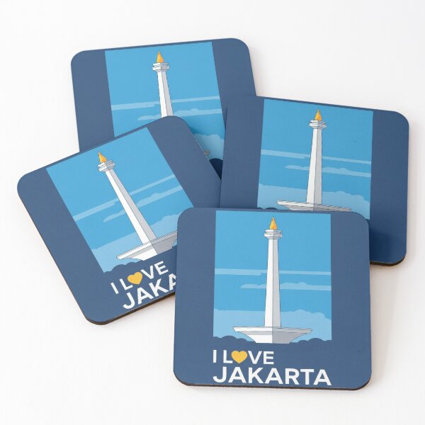 Item preview, I LOVE JAKARTA Design designed and sold by VerizalShop.