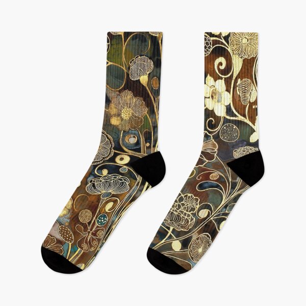 Item preview, Gustav Klimt Gold Floral designed and sold by maniacfitness.