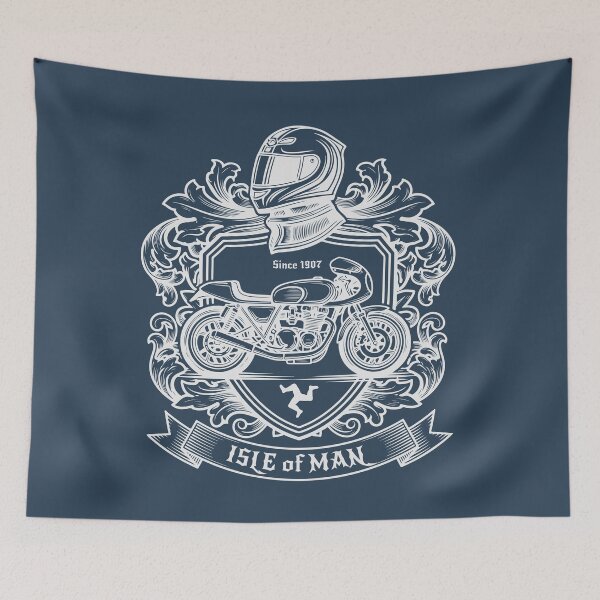 Item preview, Vintage Isle of Man TT Heraldic Emblem designed and sold by KiwiRider.