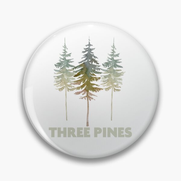 Item preview, Three Pines Watercolor – Nature Forest Design designed and sold by Imaginationbeyond.