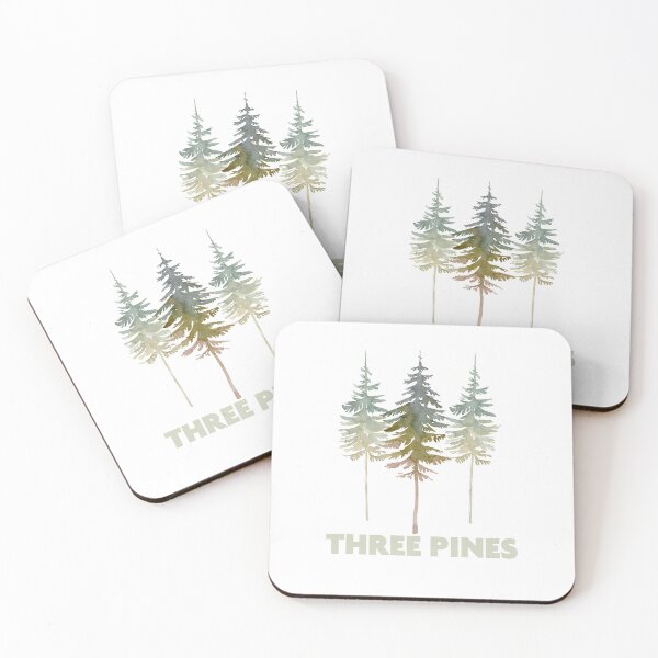 Item preview, Three Pines Watercolor – Nature Forest Design designed and sold by Imaginationbeyond.