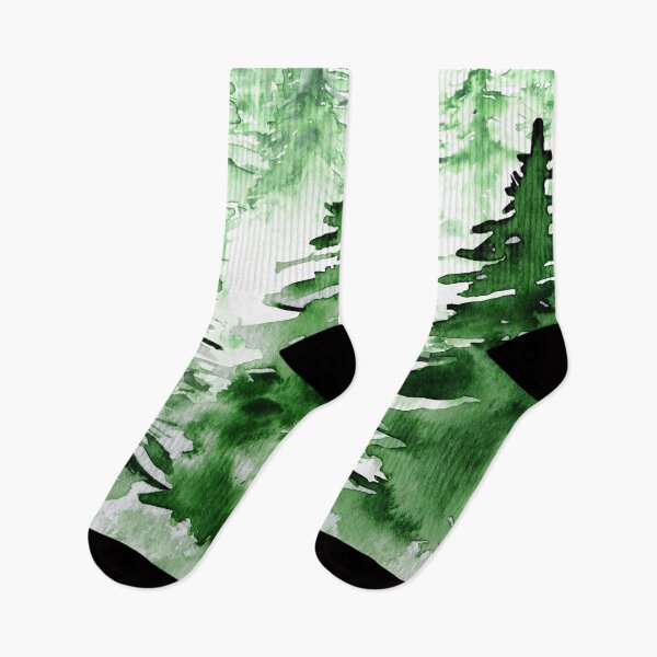 Item preview, Three Pines Watercolor – Nature Forest Design designed and sold by Imaginationbeyond.