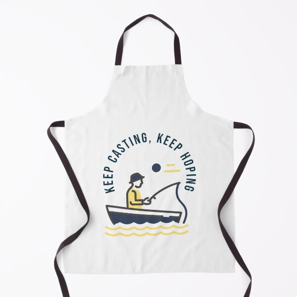 Item preview, Keep Casting, Keep Hoping. Fishing design designed and sold by SofikoDesigns.
