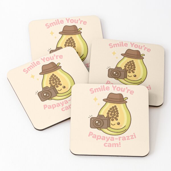 Item preview, Smile! You’re on Papaya-razzi cam! designed and sold by mikasa.art.