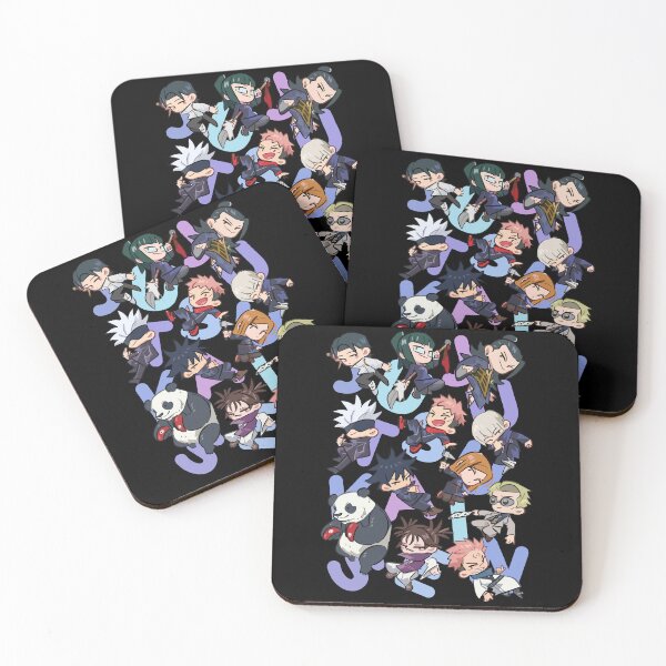 Item preview, Chibi Supernatural Fighter Team – Dark Urban Sorcerer Squad Illustration designed and sold by T-Chou.