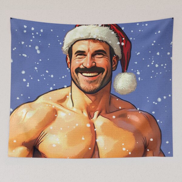 Artikelvorschau, Santas Lieblingssnack VII entworfen und verkauft von Hunkyismything.