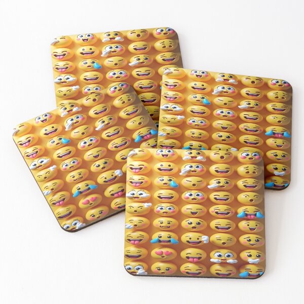 Item preview, Cute 3D Emoji Grid designed and sold by rishvadesigns.