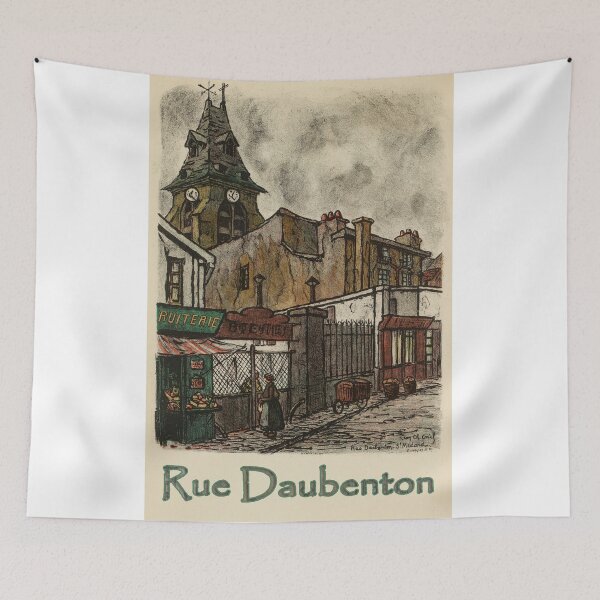 Item preview, Paris Street Scene: Rue Daubenton designed and sold by Tridentulus.