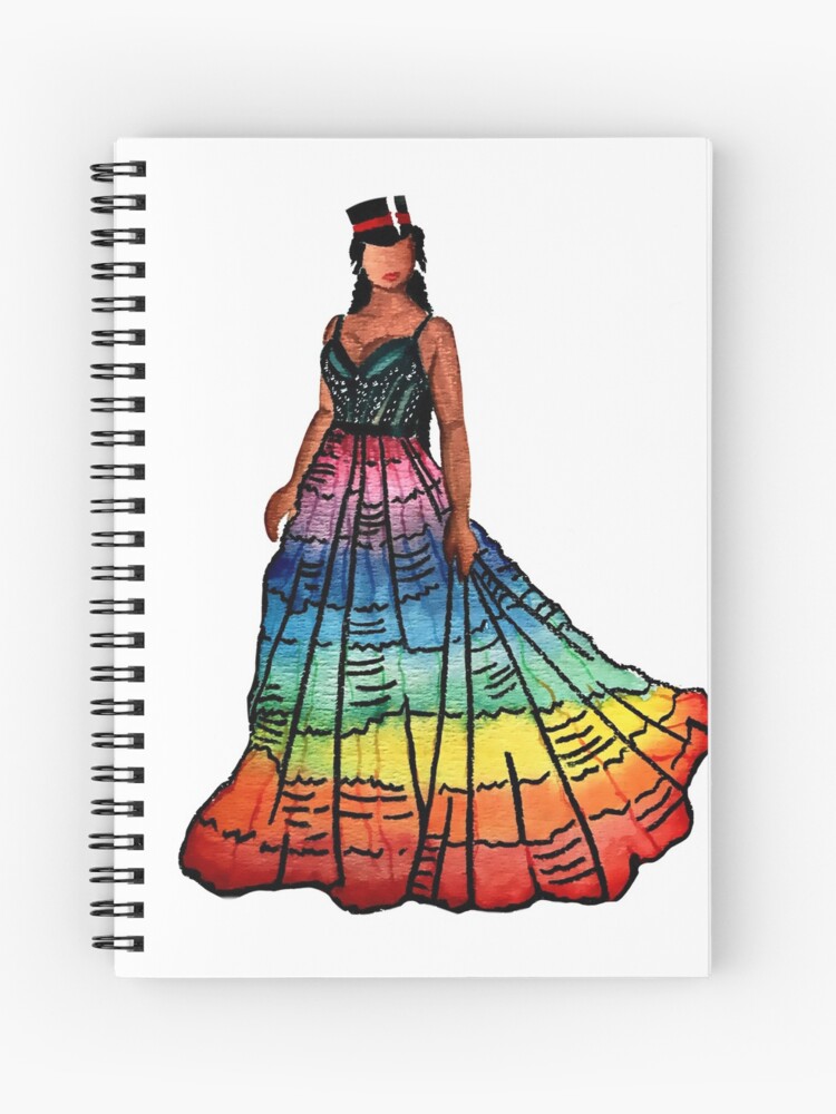 Rainbow Fashion Notebook