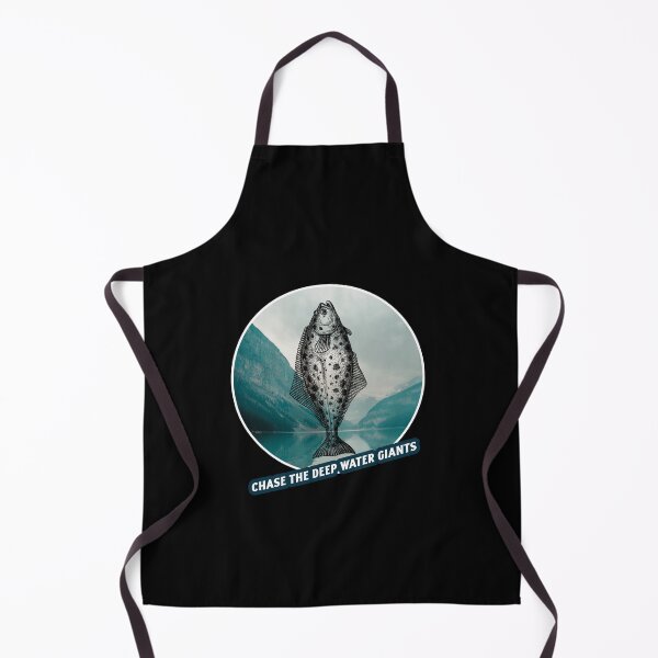 Item preview, Chase The Deep Water Giants. Funny Halibut fishing design designed and sold by SofikoDesigns.