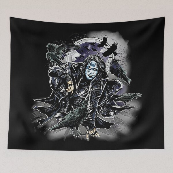 Item preview, The Crow Dark Screaming Face Scene designed and sold by bettannfuco.