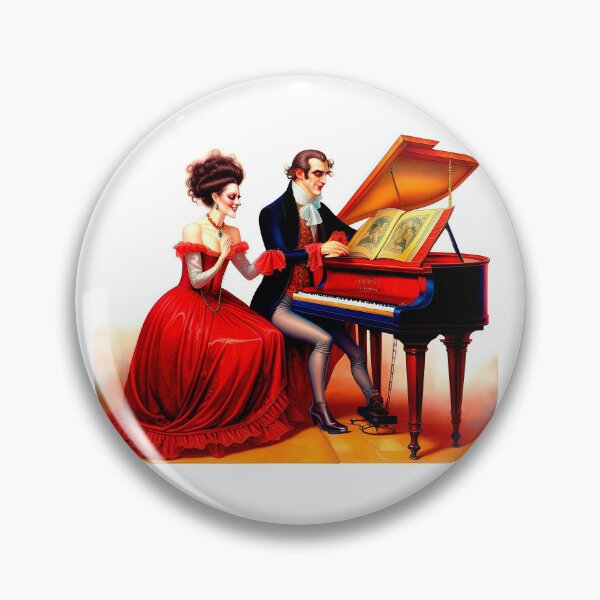 Item preview, A Couple Of Victorian Vampires Are Being Nice Around The Clavisin designed and sold by LanaGustavsson.