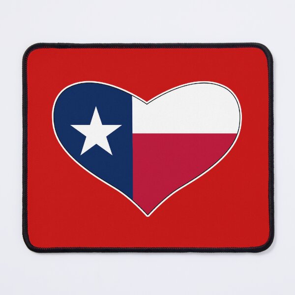 Item preview, Texas Heart Flag designed and sold by wickedcartoons.