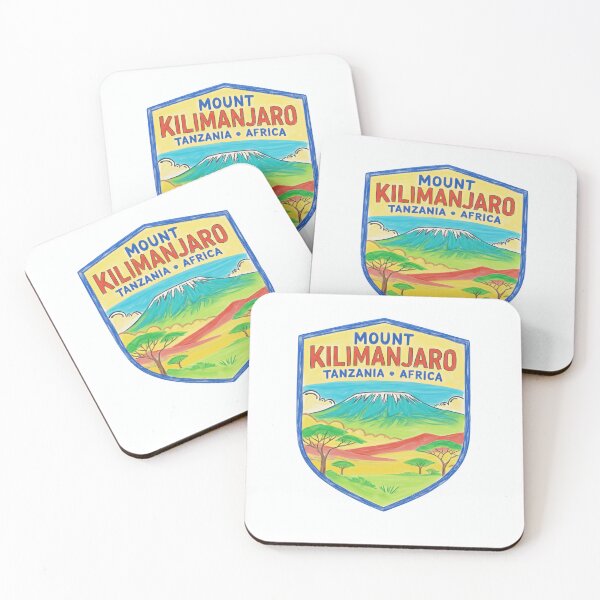 Item preview, Mount Kilimanjaro Tanzania Africa Snowcap Ether Route designed and sold by Simsimah26Parks.