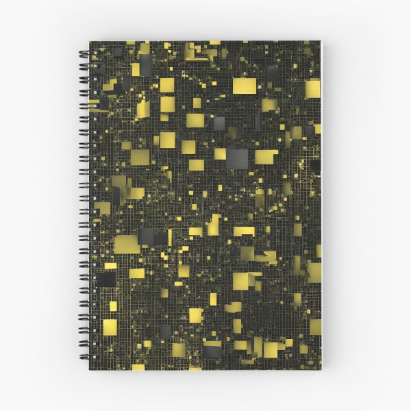 Artikelvorschau, Golden Grid Dimensions - Abstrakte Tech-Kunst entworfen und verkauft von mxztar.