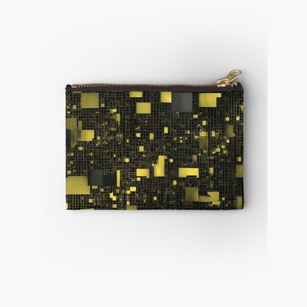 Item preview, Golden Grid Dimensions - Abstract Tech Art designed and sold by mxztar.