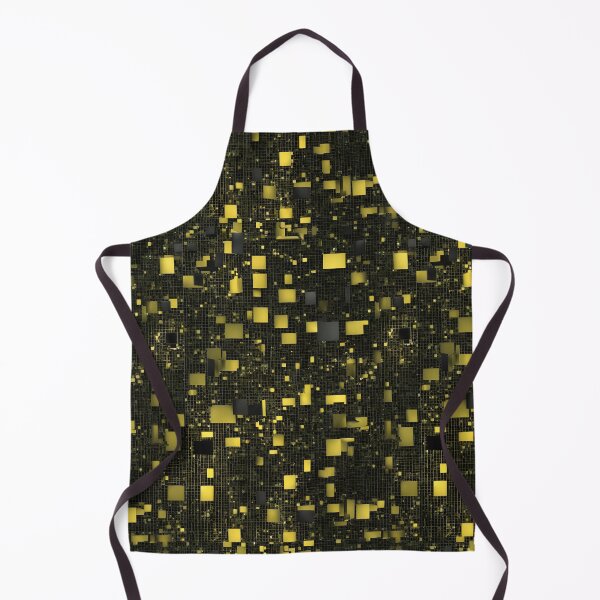 Item preview, Golden Grid Dimensions - Abstract Tech Art designed and sold by mxztar.