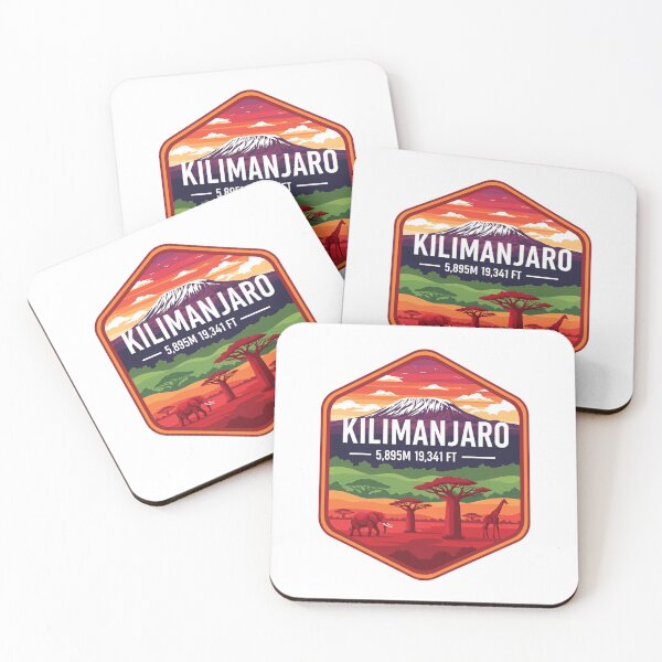 Item preview, Mount Kilimanjaro Tanzania Africa Snowbound Upper Ridge Track designed and sold by Simsimah26Parks.