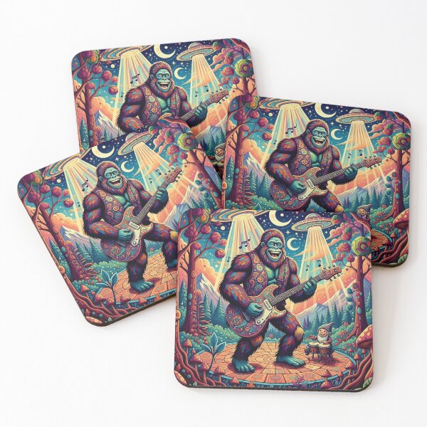 Item preview, Steve McYeti and Bullitt's Psychedelic Forest Jam designed and sold by Art's Diner.