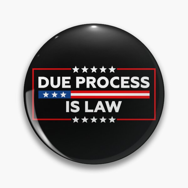 Item preview, Due Process Is Law | Pro Immigrants designed and sold by PixVib.