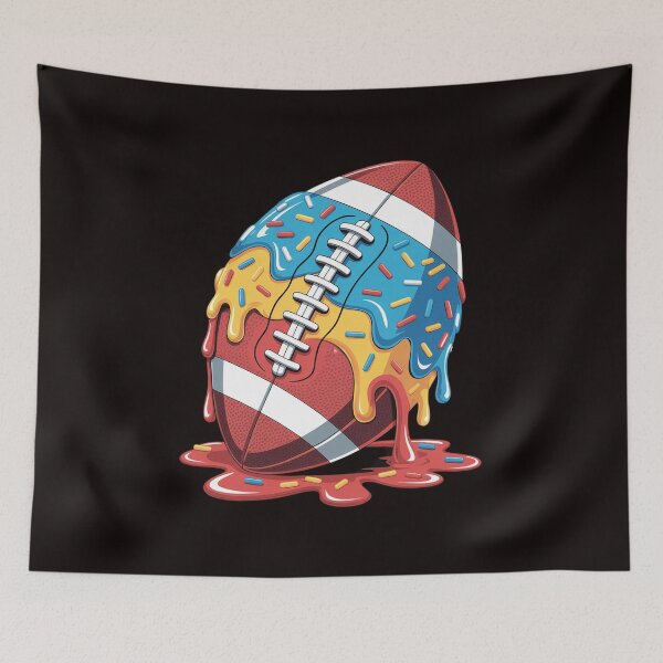 Item preview, Ice Cream Drip Football Stuff 4th of July designed and sold by TechnicalSara.
