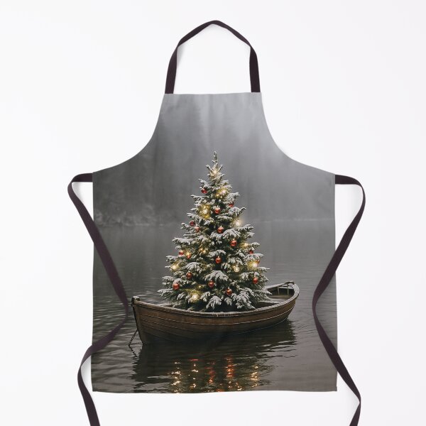 Item preview, Rowing boat with Christmas tree designed and sold by Mauswohn.