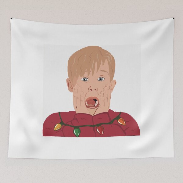 Item preview, Home Alone Holiday Shock Face Christmas Art designed and sold by Aliyah Niko.