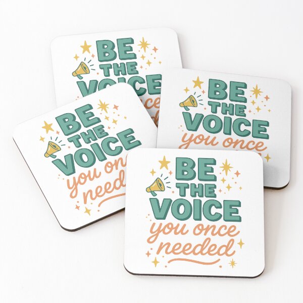 Item preview, Be the Voice You Once Needed – Empowering Quote Advocacy Design designed and sold by inkoutninja.