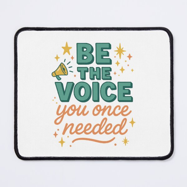 Item preview, Be the Voice You Once Needed – Empowering Quote Advocacy Design designed and sold by inkoutninja.