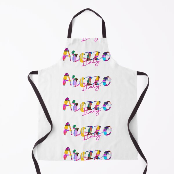 Item preview, Arezzo, Italy, Vibrant Abstract City Typography Art designed and sold by Wanderful-roads.